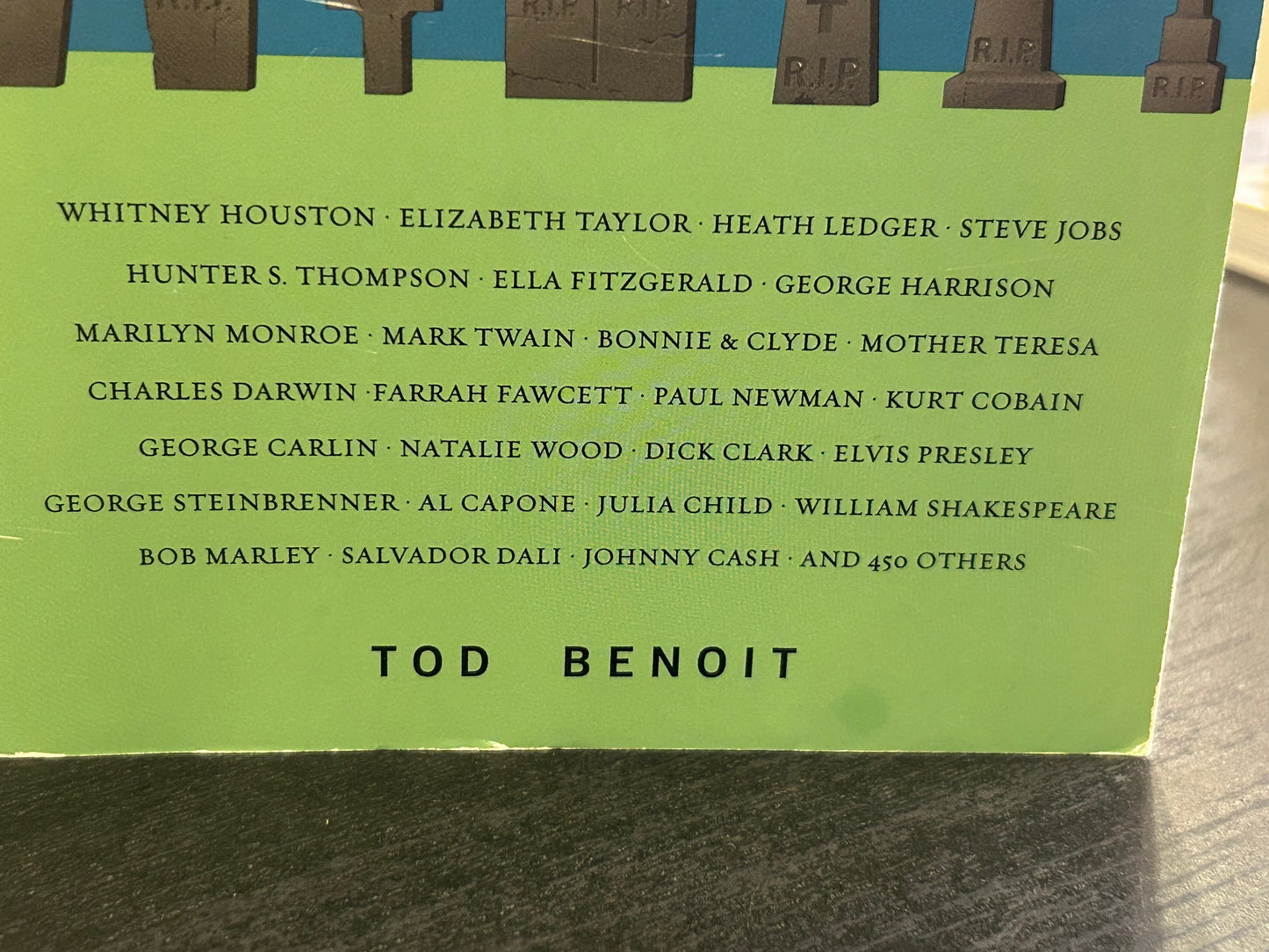 Where are they Buried - How did they Die - Tod Benoit