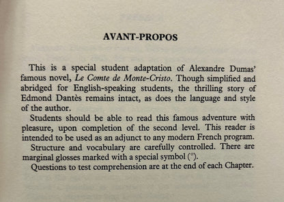 Le Comte de Monte-Cristo - Dumas