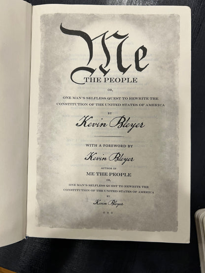 Me The People - Kevin Bleyer